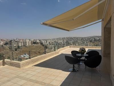 Abdoun, Apartments, Flats, Houses & Villas, JOD 25000/year,  Furnished,  3 BR,  Panoramic Roof Top For Rent In Abdoun , Fully Furnished Or Semi Furnished
