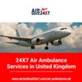 24X7 Air Ambulance Services In United Kingdom