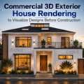 Commercial 3D Exterior House Rendering To Visualize Designs Before Construction