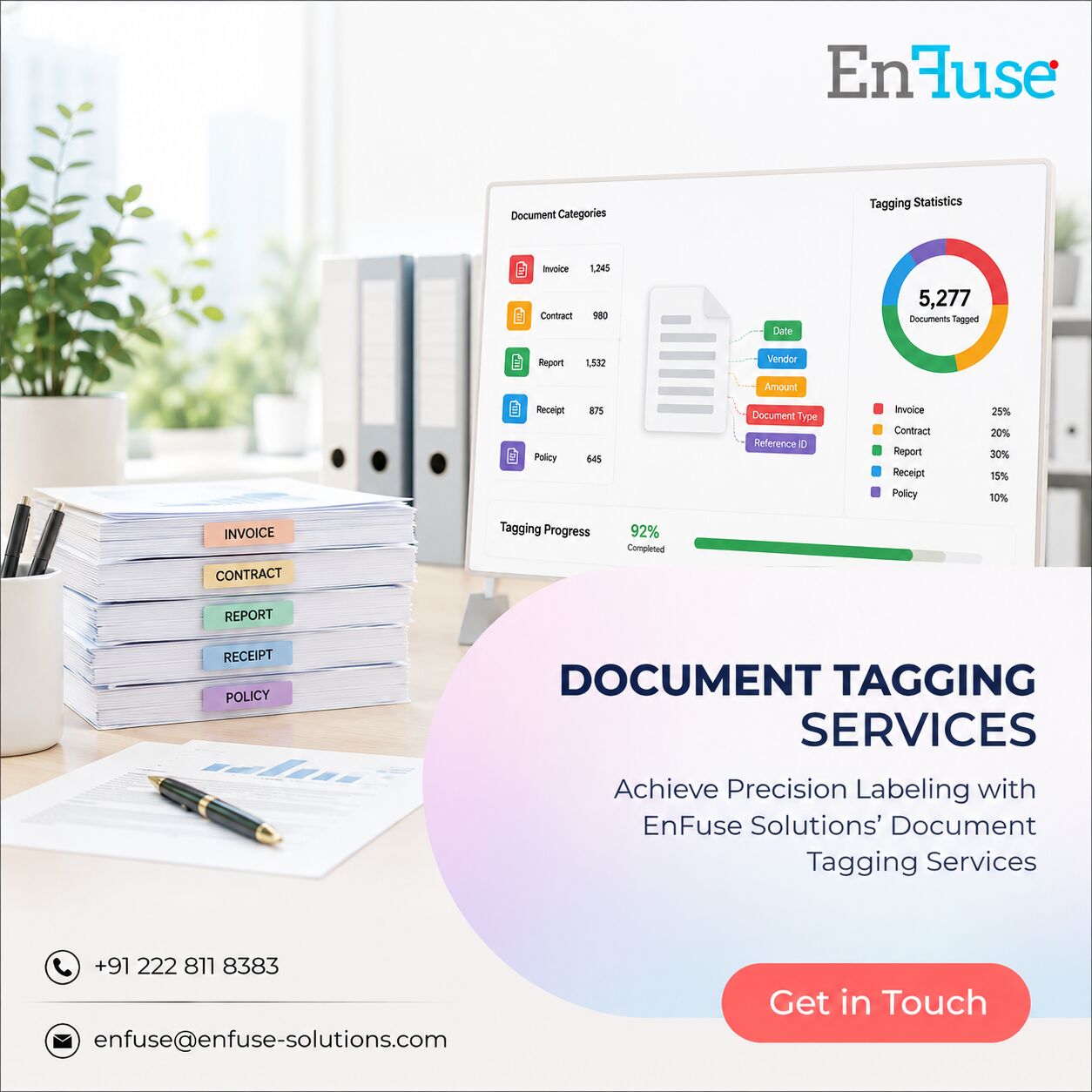Mumbai, Marketing, Achieve Precision Labeling With EnFuse Solutions&rsquo; Document Tagging Services