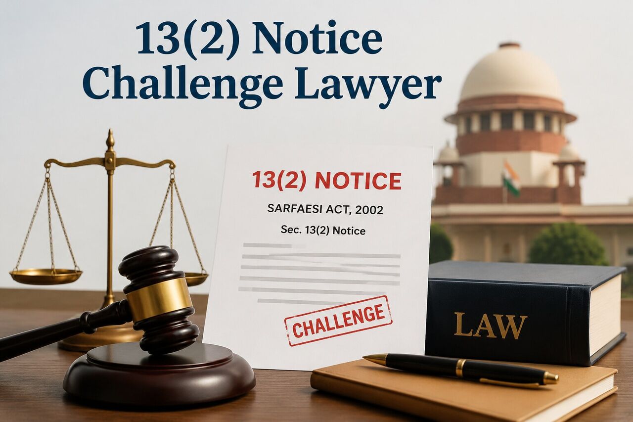 Ghaziabad, Legal, 13(2) Notice Challenge Lawyer For SARFAESI Recovery Cases?