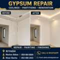 Gypsum Repair | Ceiling & Partition Renovation | Riyadh