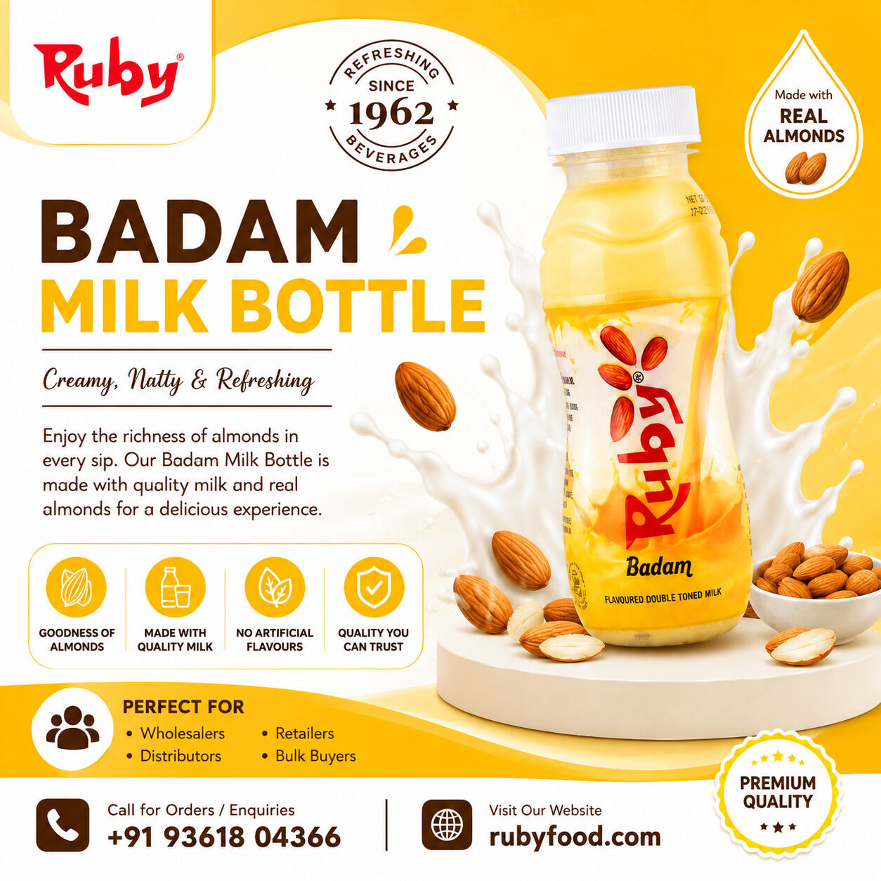 Madurai, Food, INR 40,  Badam Milk Bottle In Madurai