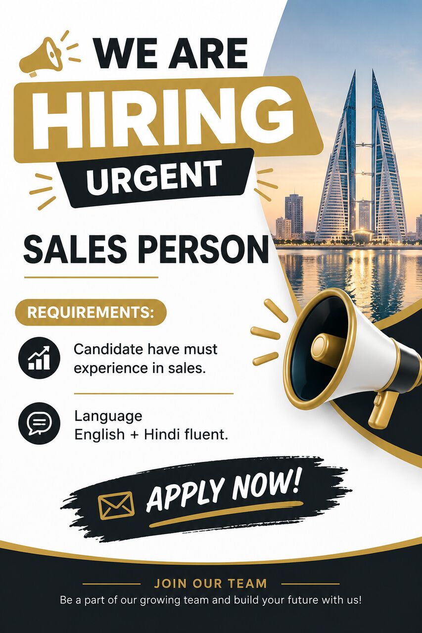 Hoora, Jobs, 🚨 WE ARE HIRING – SALES PERSON 🚨