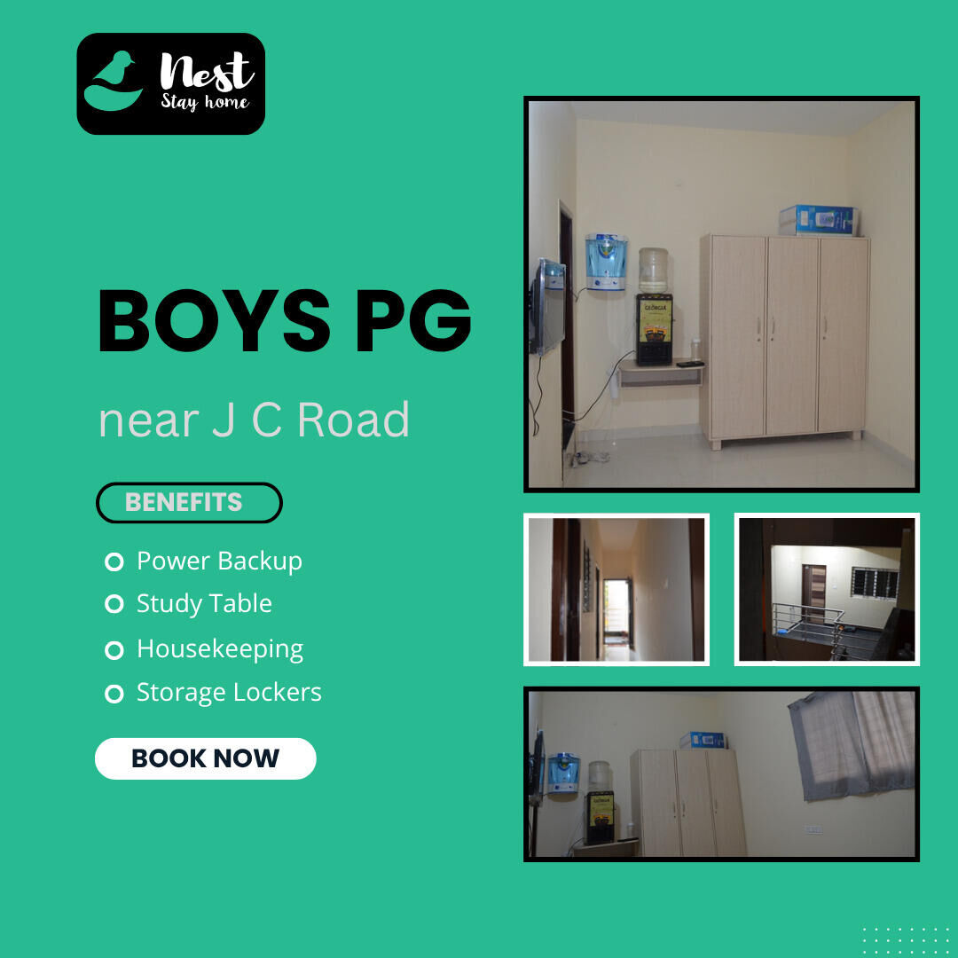 Bangalore, Apartments, Flats, Houses & Villas, Boys PG Near J C Road