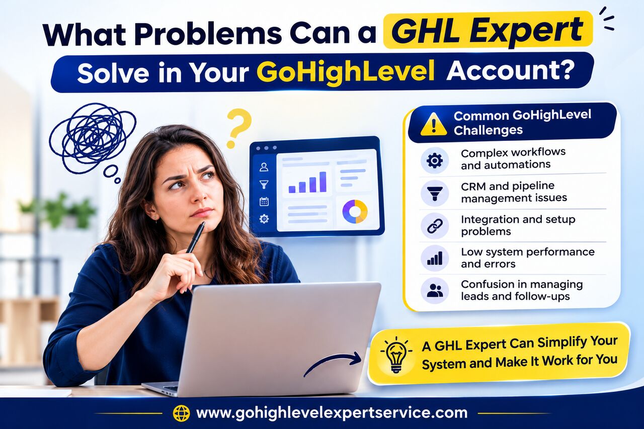New York, Web Design & Development, What Problems Can A GHL Expert Solve In Your GoHighLevel Account?