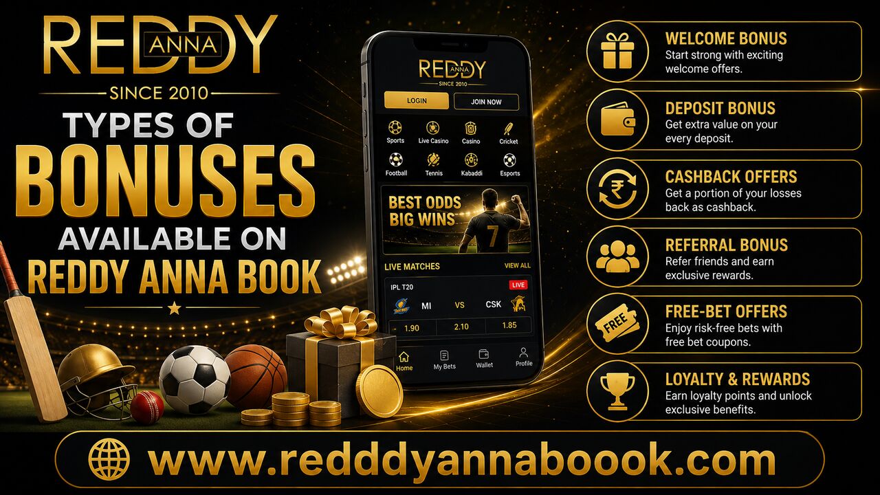Pune, Business, Types Of Bonuses Available On Reddy Anna Book