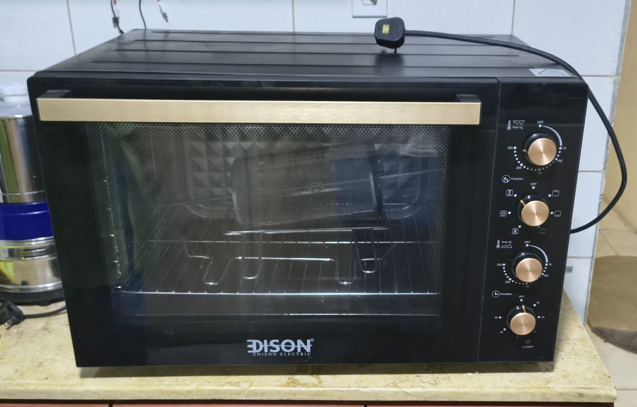 Jubail, Appliances, SAR 450,  Edison Electric Oven 100L &ndash; 2800W &ndash; Excellent Condition
