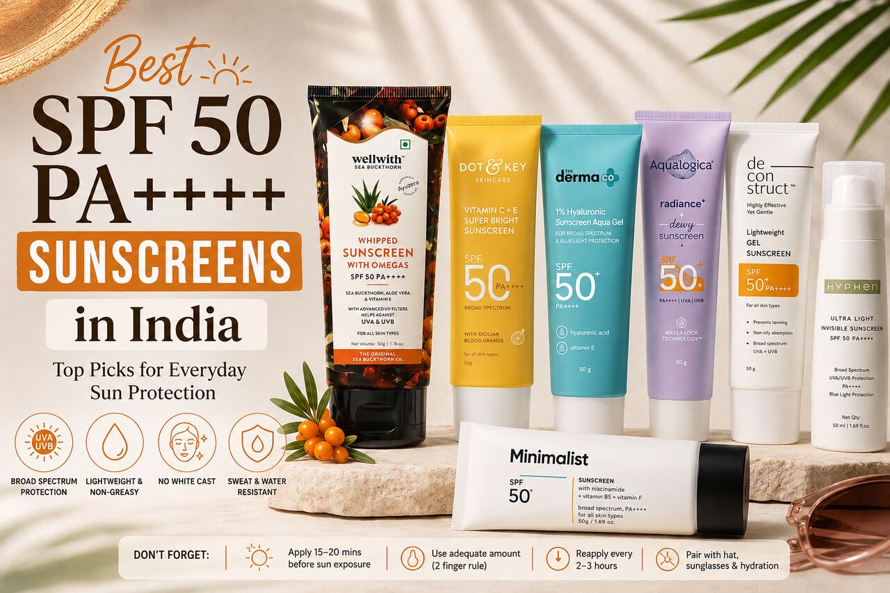 Mumbai, Health & Beauty Items, INR 1,  Best SPF 50 PA++++ Sunscreens In India: Top Picks For Everyday Sun Protection