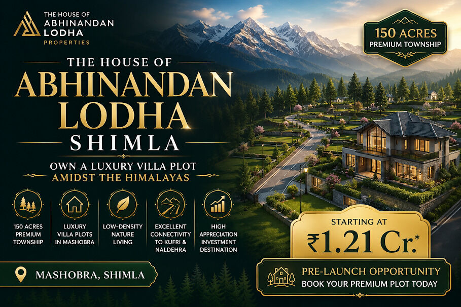 Mumbai, Residential Plots, INR 10000000,  756 Sq. Meter,  The House Of Abhinandan Lodha Shimla &ndash; 150-Acre Township Near Shimla
