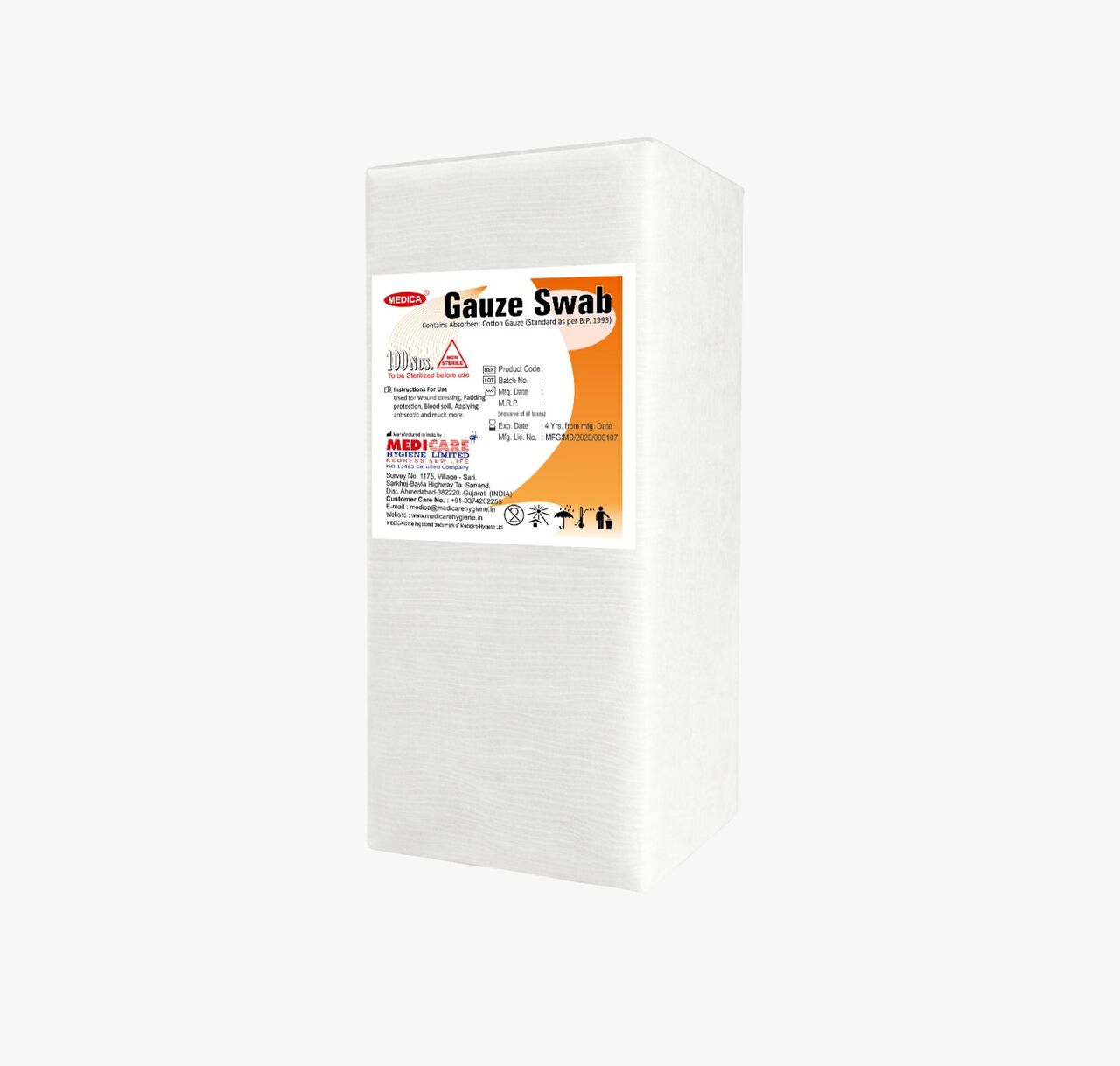 London, Wholesale Products, Export-Quality Unsterile Gauze Swabs | ISO & CE Certified Manufacturer India