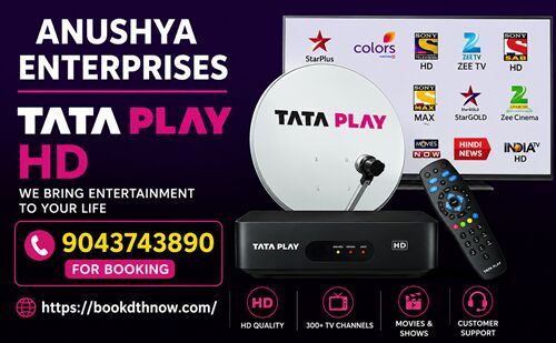 Mumbai, Electronics, INR 3600,  Tata Play New DTH Connection Offers In Villianur | Pondicherry | 9043743890