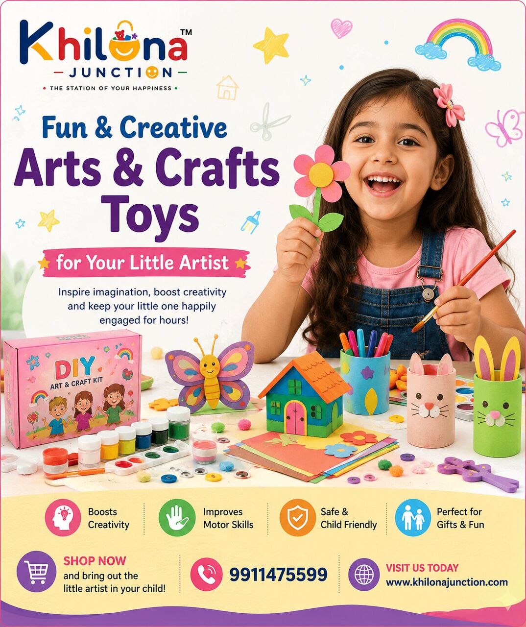 Mumbai, Baby & Kid Stuff, INR 599,  Arts & Crafts Toys For Girls &ndash; Buy Online In India