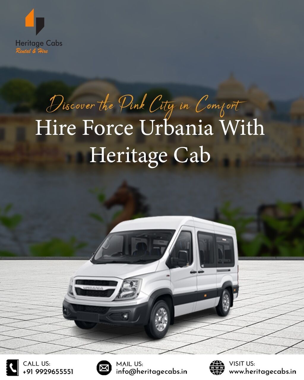 Jaipur, Travel, Force Urbania Hire Jaipur | Premium Tempo Traveller