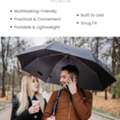 Hands-Free Umbrella Clip For Convenient, Comfortable Umbrella Handling