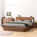 Modern Wood Bed &ndash; Natural Style Meets Everyday Comfort