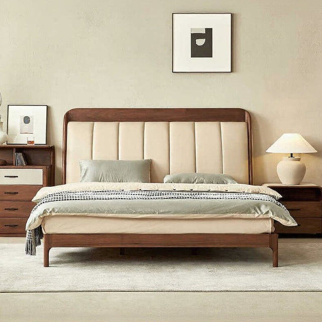 New York, Furniture, Modern Wood Bed &ndash; Natural Style Meets Everyday Comfort
