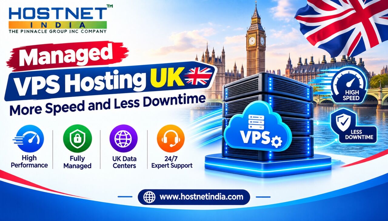 London, Technical, Managed VPS Hosting UK - More Speed And Less Downtime - Hostnetindia