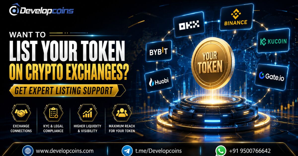 Los Angeles, Software Development, Want To List Your Token On Crypto Exchanges? Get Expert Listing Support