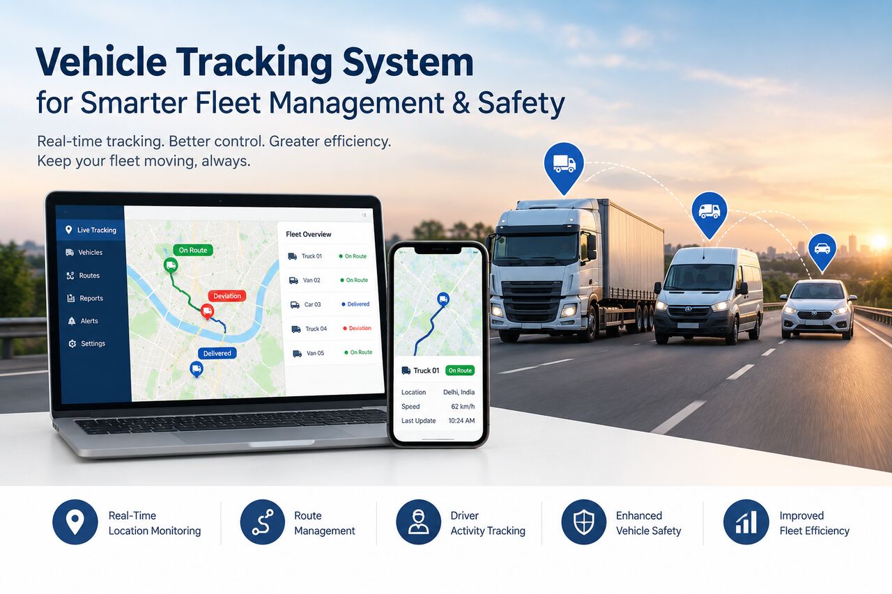 Ahmedabad, Electronics, Vehicle Tracking System For Smarter Fleet Management & Safety