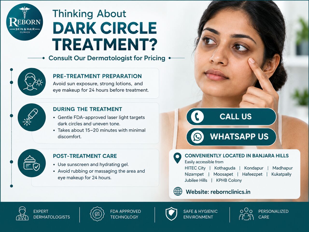 Hyderabad, Health & Beauty Items, INR 3000,  Under Eye Pigmentation Treatment In Hyderabad &ndash; Book A Consultation