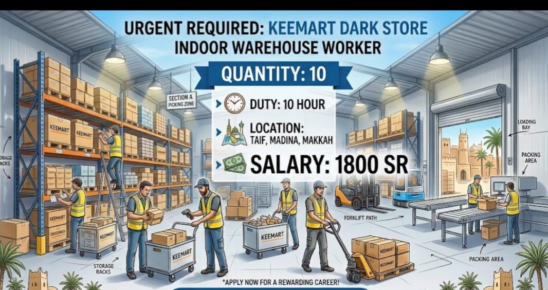Jeddah, Job Seekers, Warehouse Worker