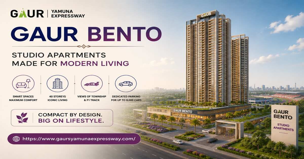 Greater Noida, Real Estate For Sale, Studio,  650 Sq. Feet,  Gaur Bento Greater Noida: Studio Homes And Amenities