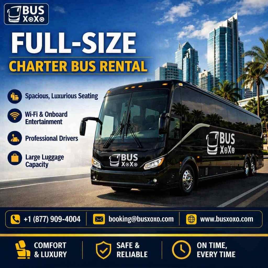 New York, Travel, Top-Rated Full-Size Charter Bus Rental Services In Albany, NY