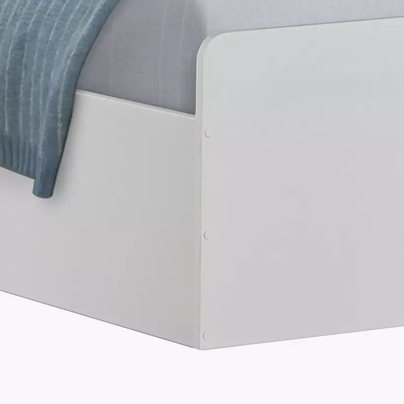Riyadh, Furniture, SAR 500,  Movo Kulltorp Shelva King Bed With Side Storage - 180x200 Cm