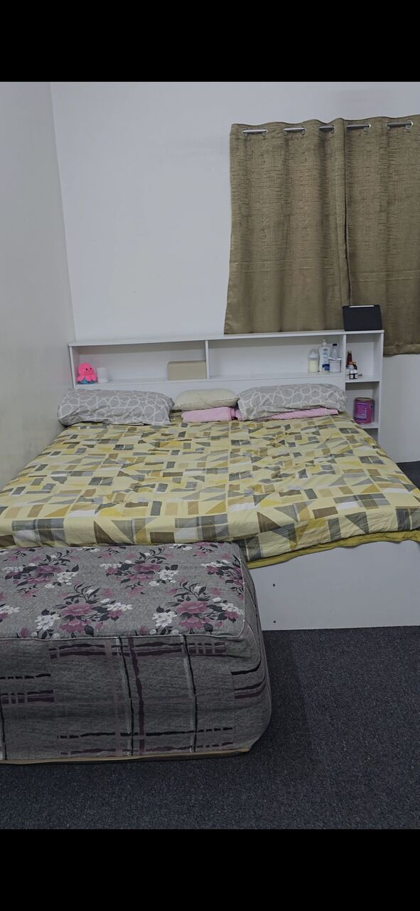 Riyadh, Furniture, SAR 500,  Movo Kulltorp Shelva King Bed With Side Storage - 180x200 Cm
