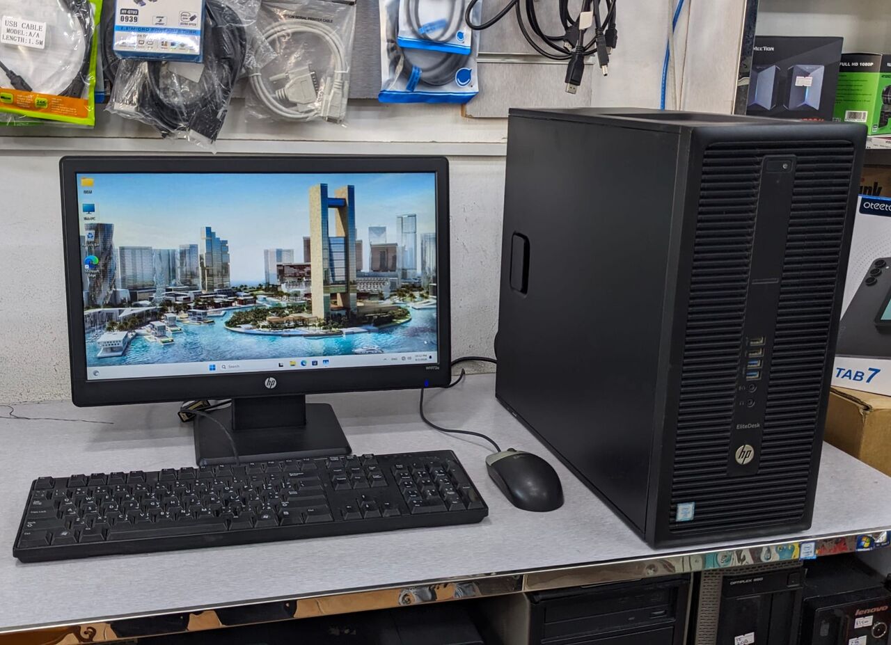 Manama, Tablet Computers, BHD 68,  HP Core I5 6th Gen 3.2 GHz Processor Speed PC With 19" LED Monitor Built In Speaker