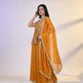 INR 2000,  Yellow Peplum Kurti