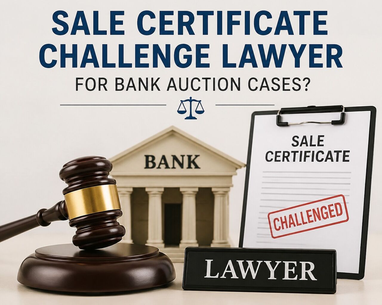 Mumbai, Legal, Sale Certificate Challenge Lawyer For Bank Auction Cases?