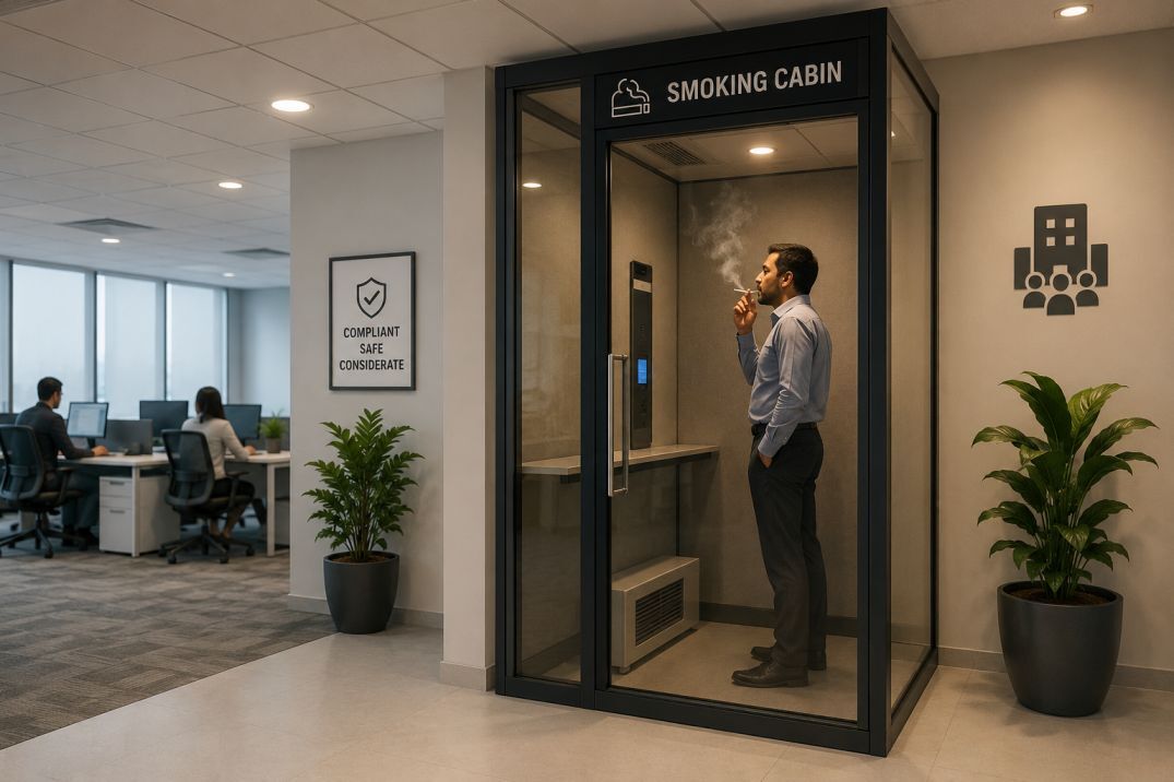 Mumbai, Furniture, Can You Put A Smoking Cabin Inside An Office?