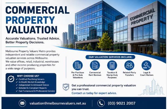 Melbourne, Real Estate, Commercial Property Valuation Melbourne