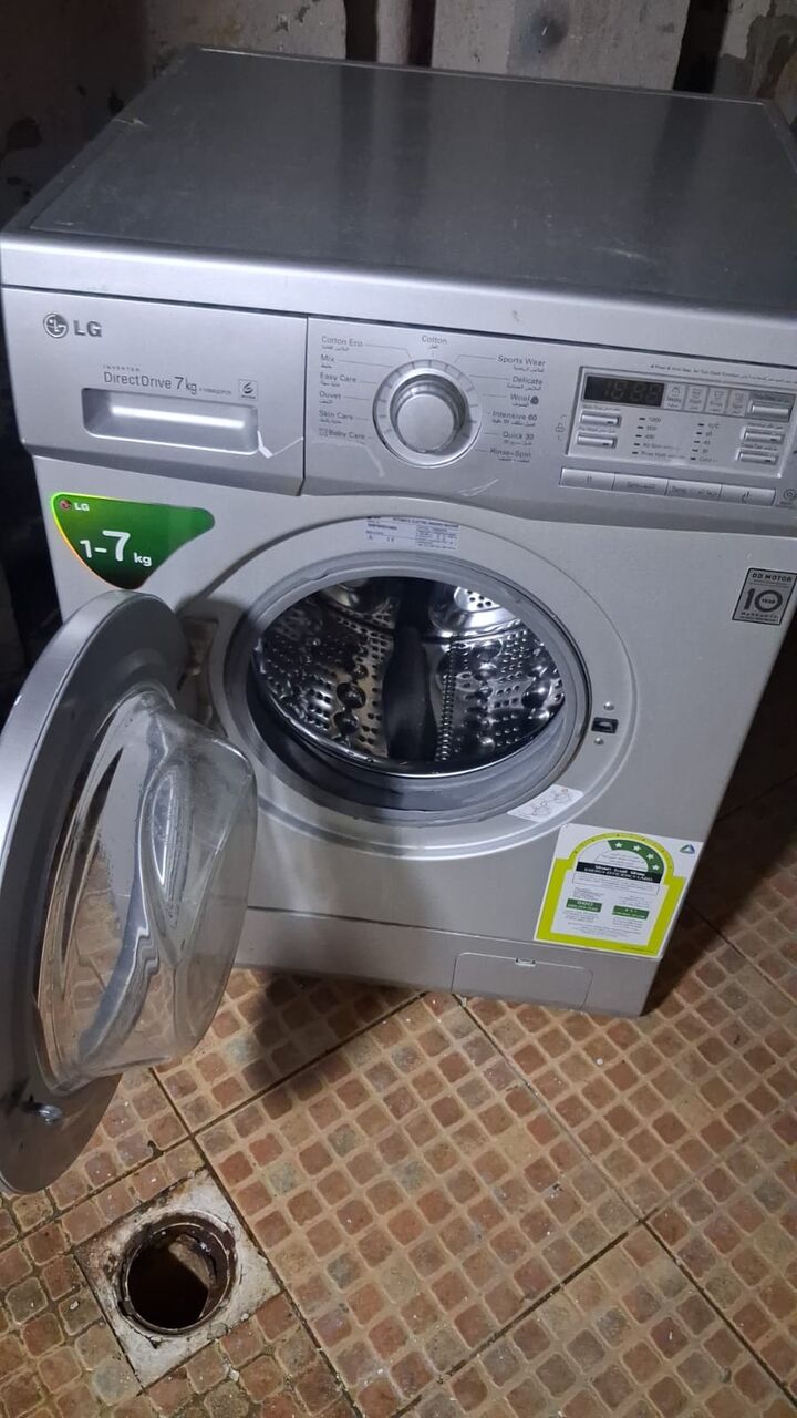 Jeddah, Appliances, SAR 550,  ✓LG FRONT LOAD FULLY AUTOMATIC WASHING MACHINE(Direct Drive)— SAR 550!