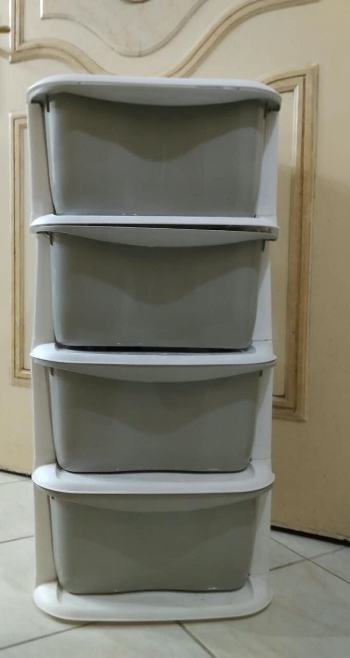 Jeddah, Household Items, SAR 60,  4 Plastic Storage Drawers For Sale