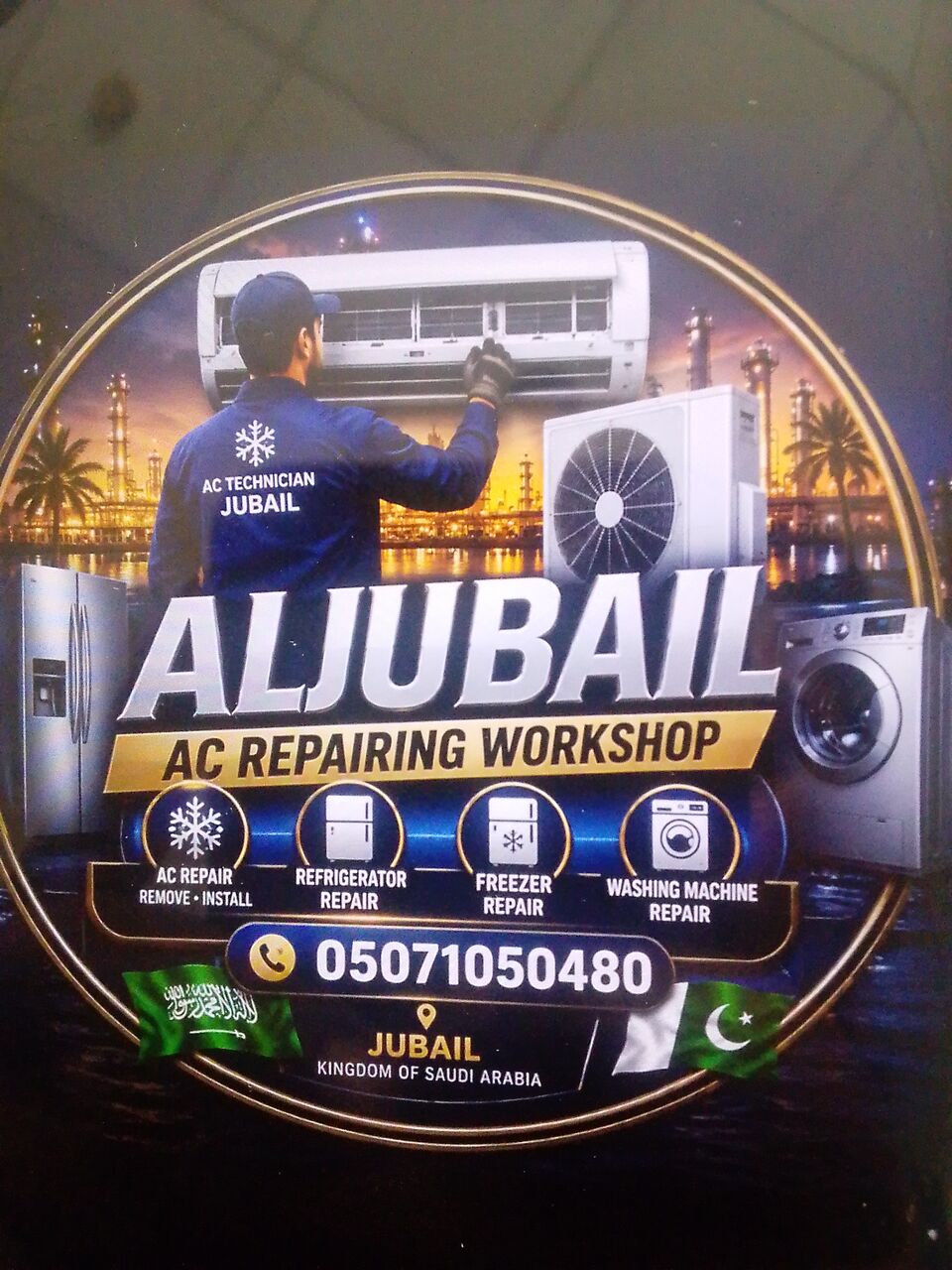 Jubail, Air Conditioners, SAR 50,  Aljubail Ac Repairing Workshop