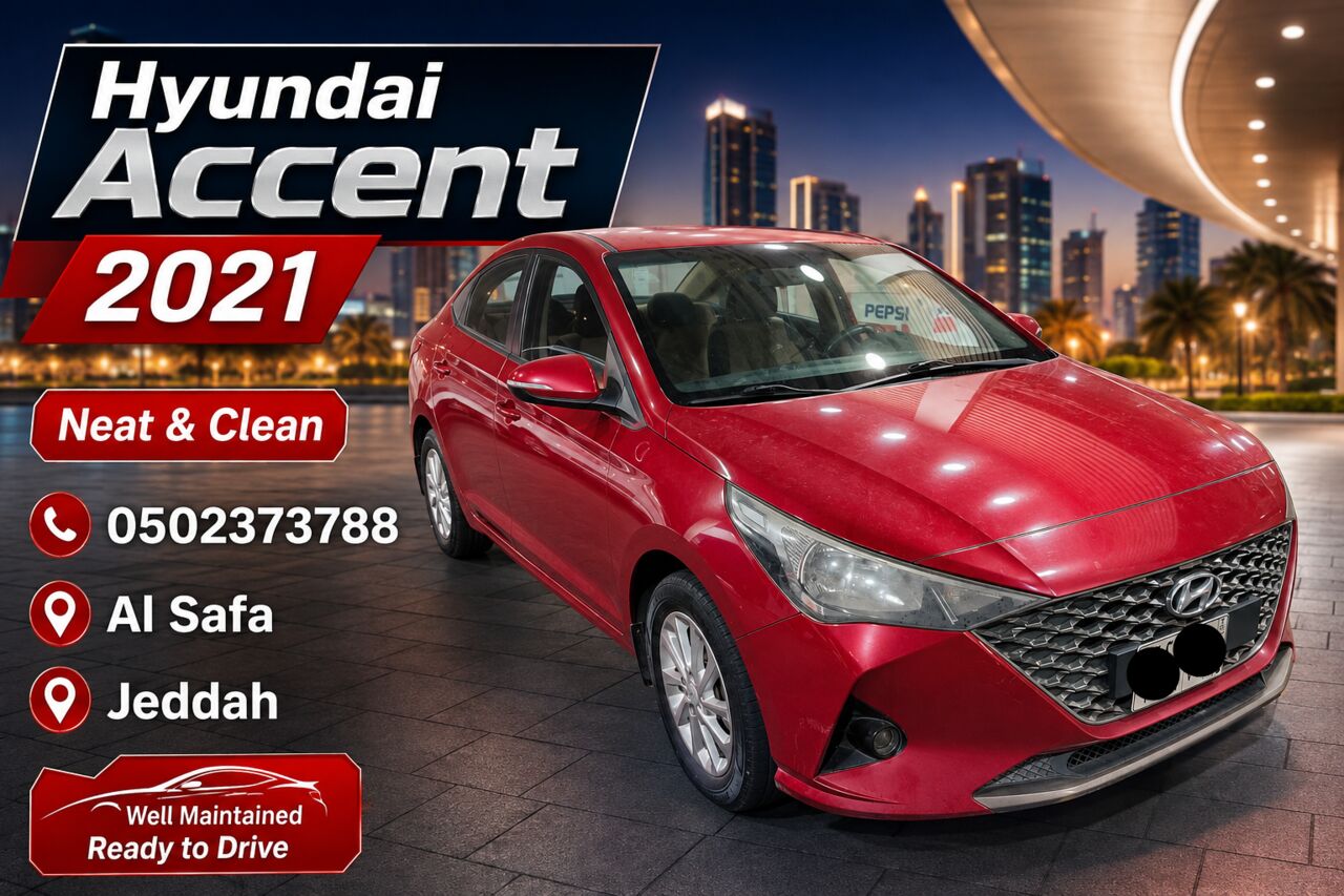 Riyadh, Vehicles, Cars & Trucks , SAR 30500,  Hyundai Accent,  2021,  Automatic,  244000 KM,   |  | Ruby Red | هيونداي أكسنت