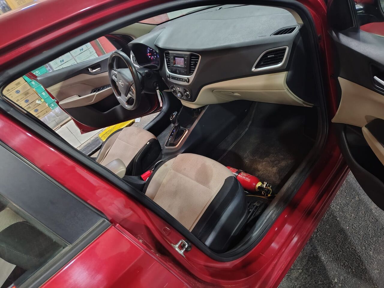Riyadh, Vehicles, Cars & Trucks , SAR 30500,  Hyundai Accent,  2021,  Automatic,  244000 KM,   |  | Ruby Red | هيونداي أكسنت