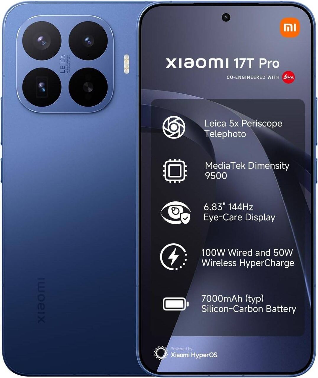 Al Wizarat, Mobile Phones, SAR 2350,  Xiaomi 17T Pro Deep Blue New Condition 12/256gb