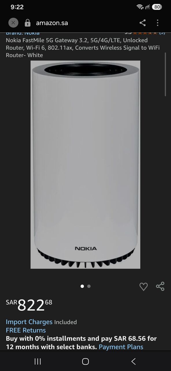 Dammam, Appliances, SAR 350,  Zain WiFi Router 5g