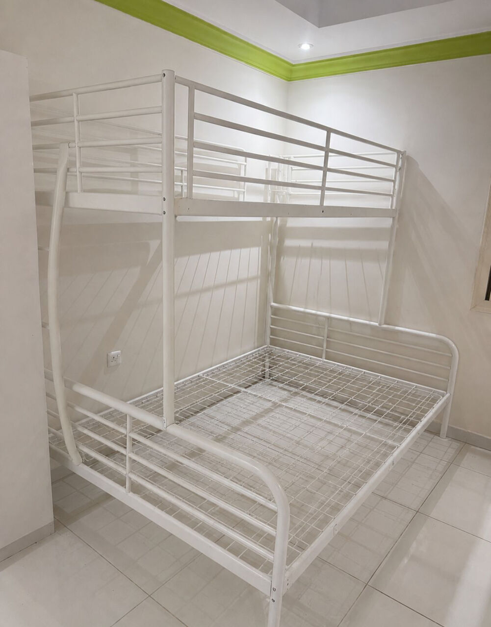 Al Aziziyah, Furniture, SAR 400,  White Ikea Bunk Bed
