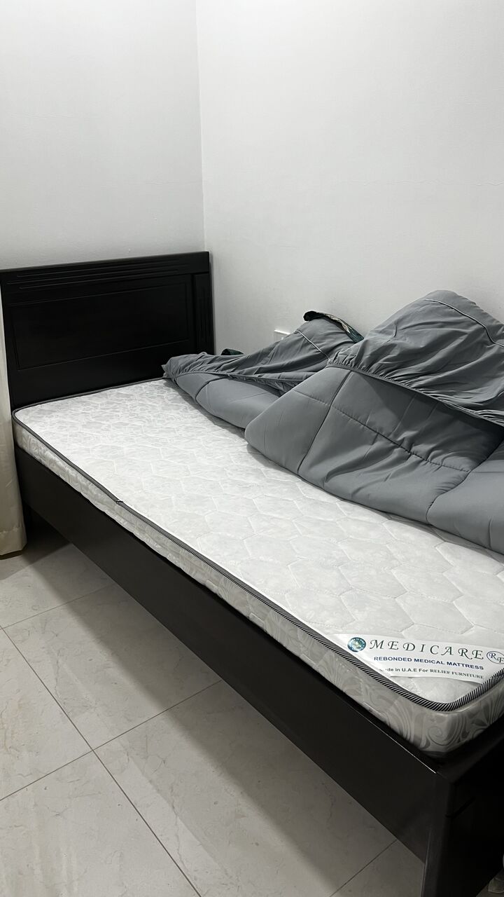 Adliya, Furniture, BHD 20,  Single Bed For Sale With Medicated Mattress