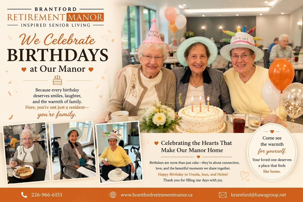Toronto, Health, We Celebrate Birthdays At Our Manor