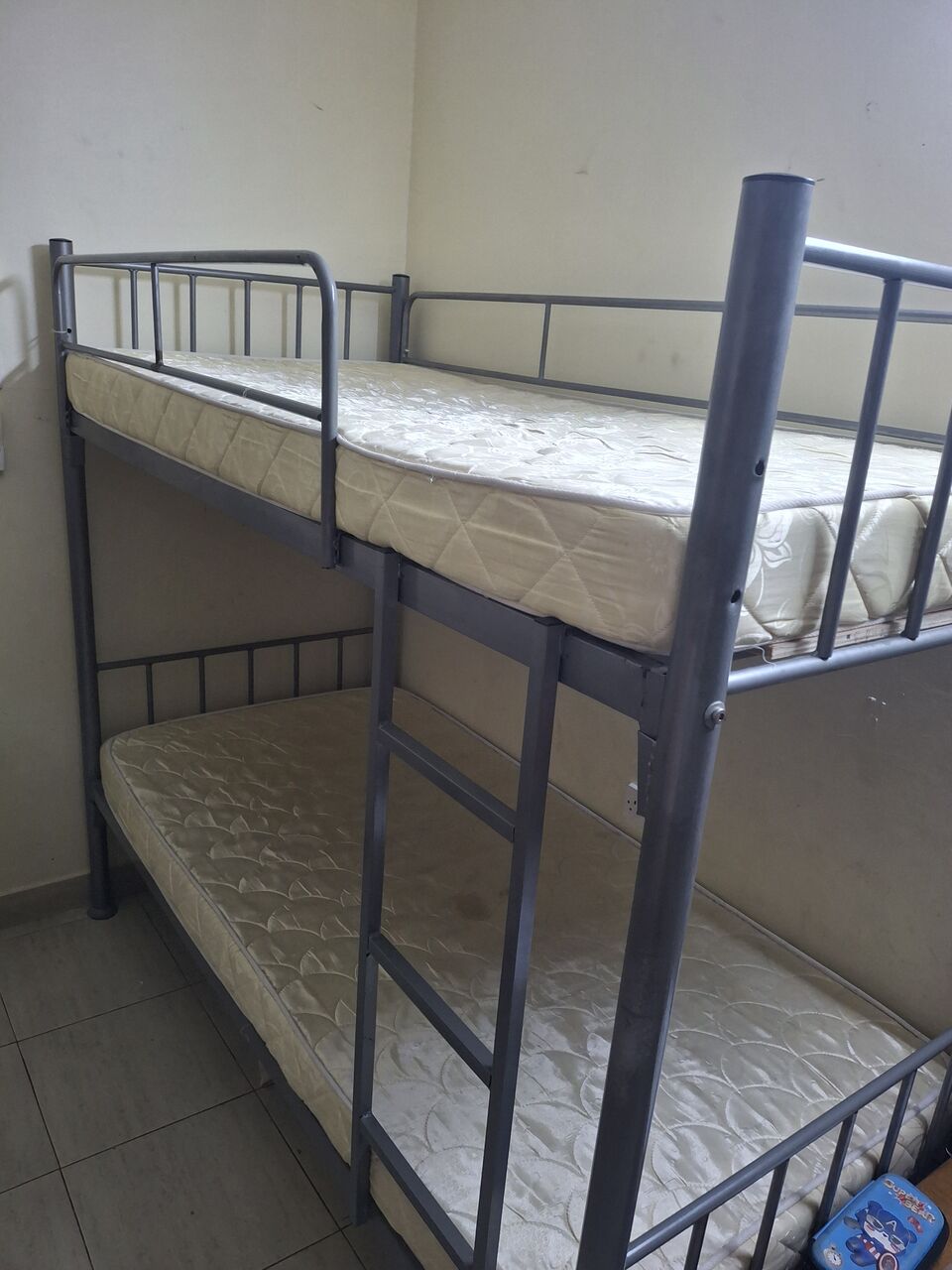 Muharraq, Furniture, BHD 60,  Slightly Used Bunk Bed For Sale .very Neat ,strong , Look Like New With Mattresses & Cover
