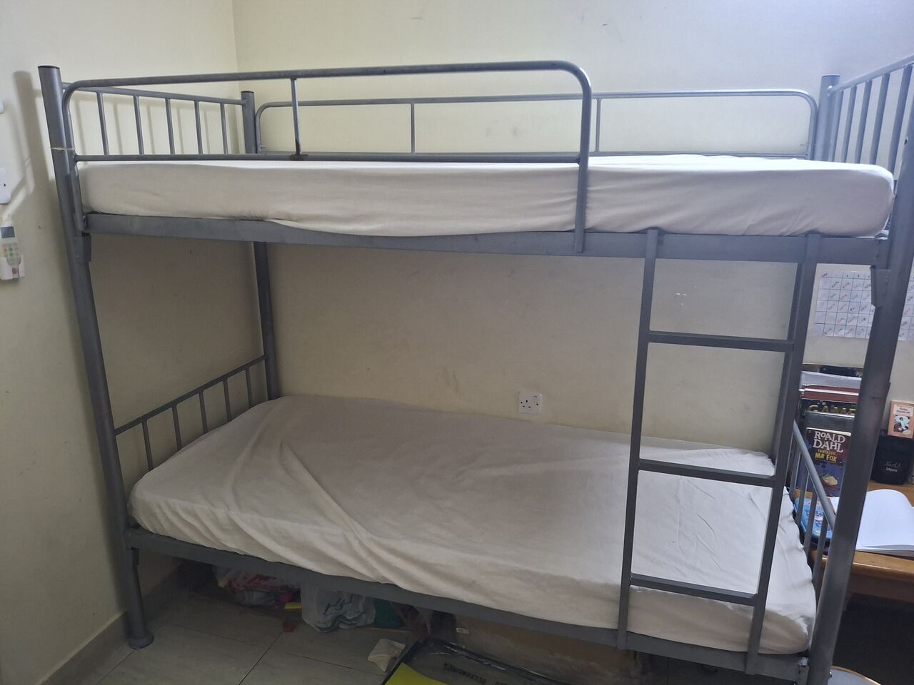 Muharraq, Furniture, BHD 60,  Slightly Used Bunk Bed For Sale .very Neat ,strong , Look Like New With Mattresses & Cover