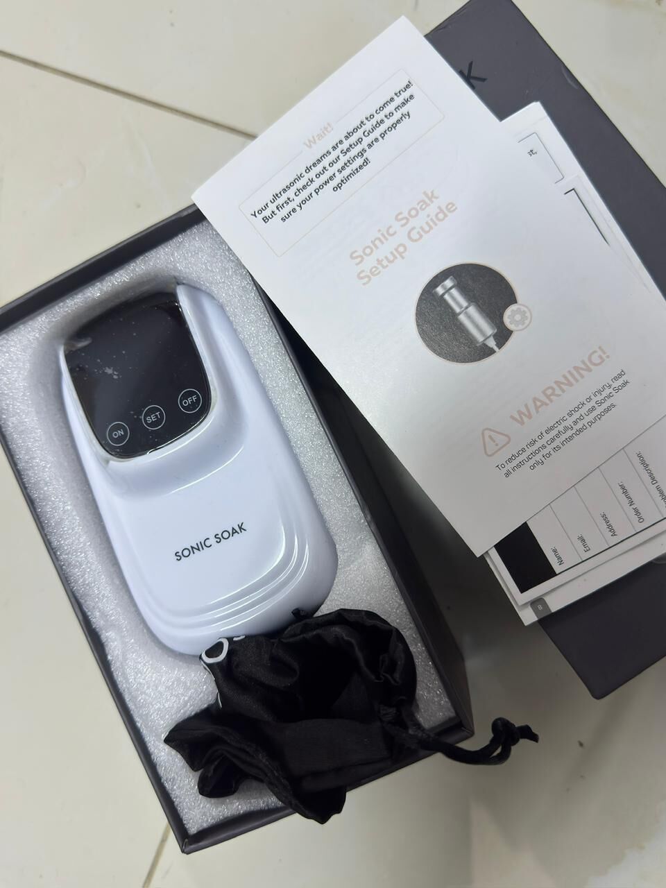 Jizan, Appliances, SAR 120,  Sonic Soak - Ultrasonic Cleaning Tool