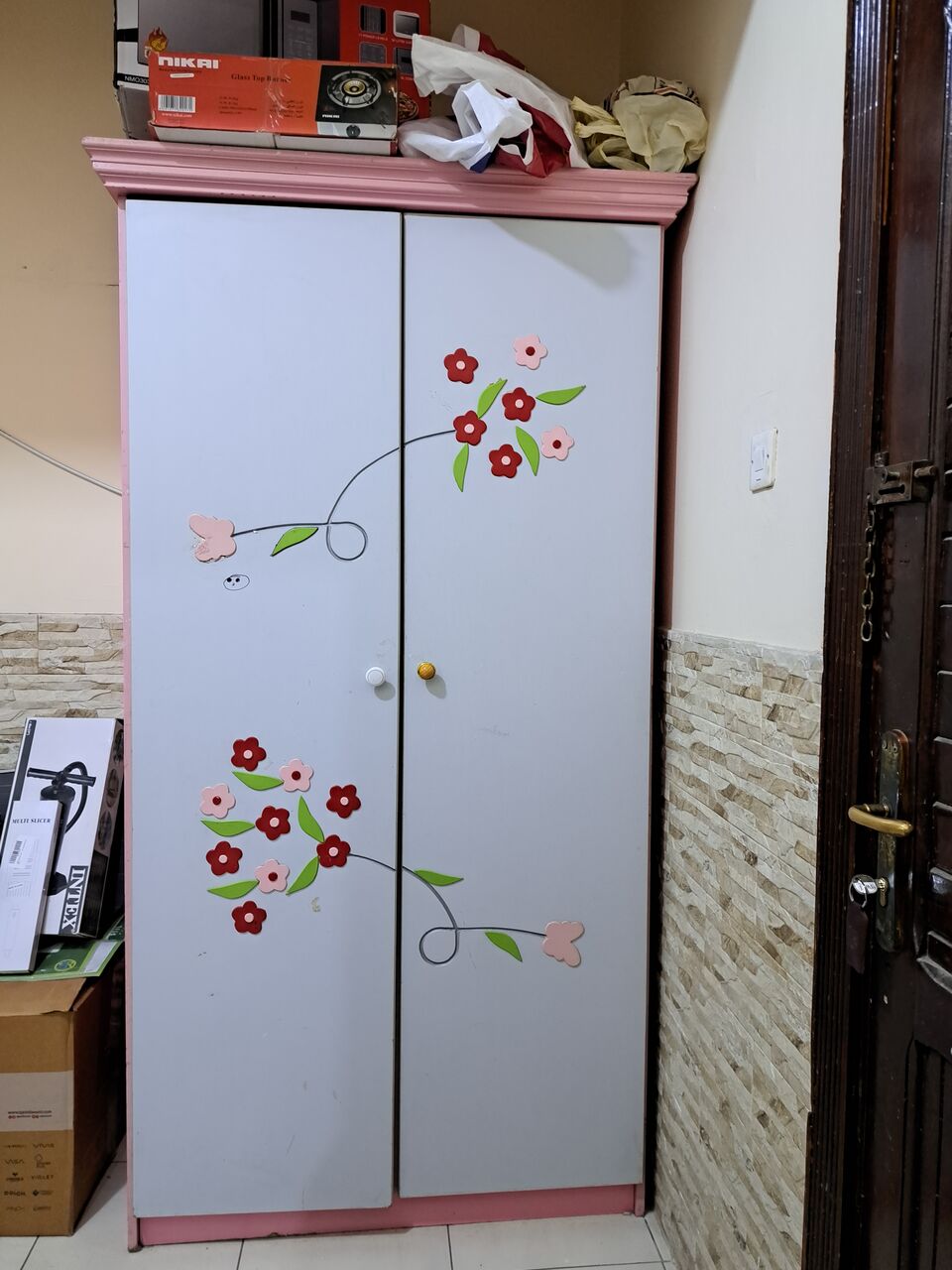 Bani Malik, Furniture, SAR 200,  Ikea Single Bed Set With Mattress And 2 Door Almirah