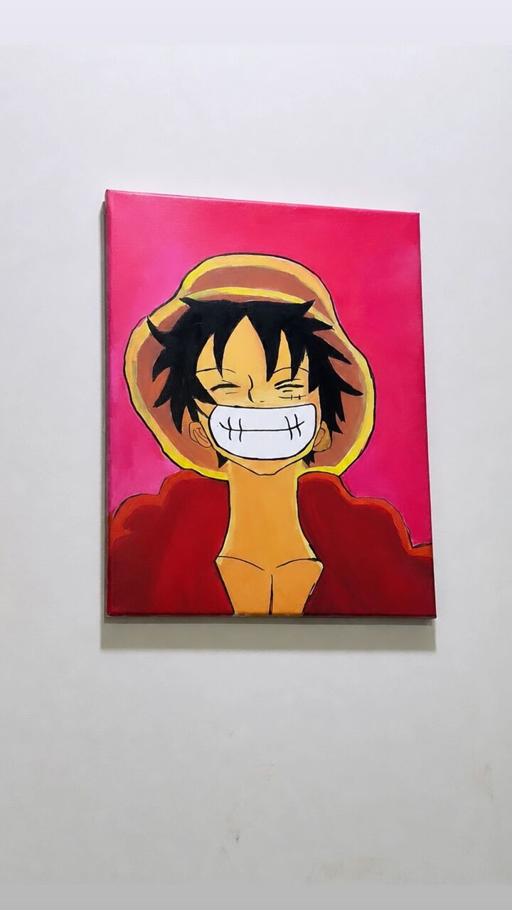 Muharraq, Household Items, BHD 4,  One Piece Anime - Luffy Painting